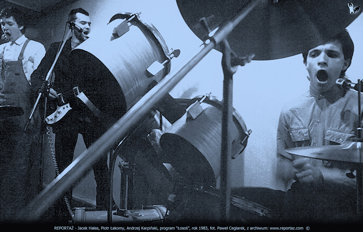 Koncert grupy Reportaż pt Łosoś w Galerii AT na PWSSP ASP Poznań.