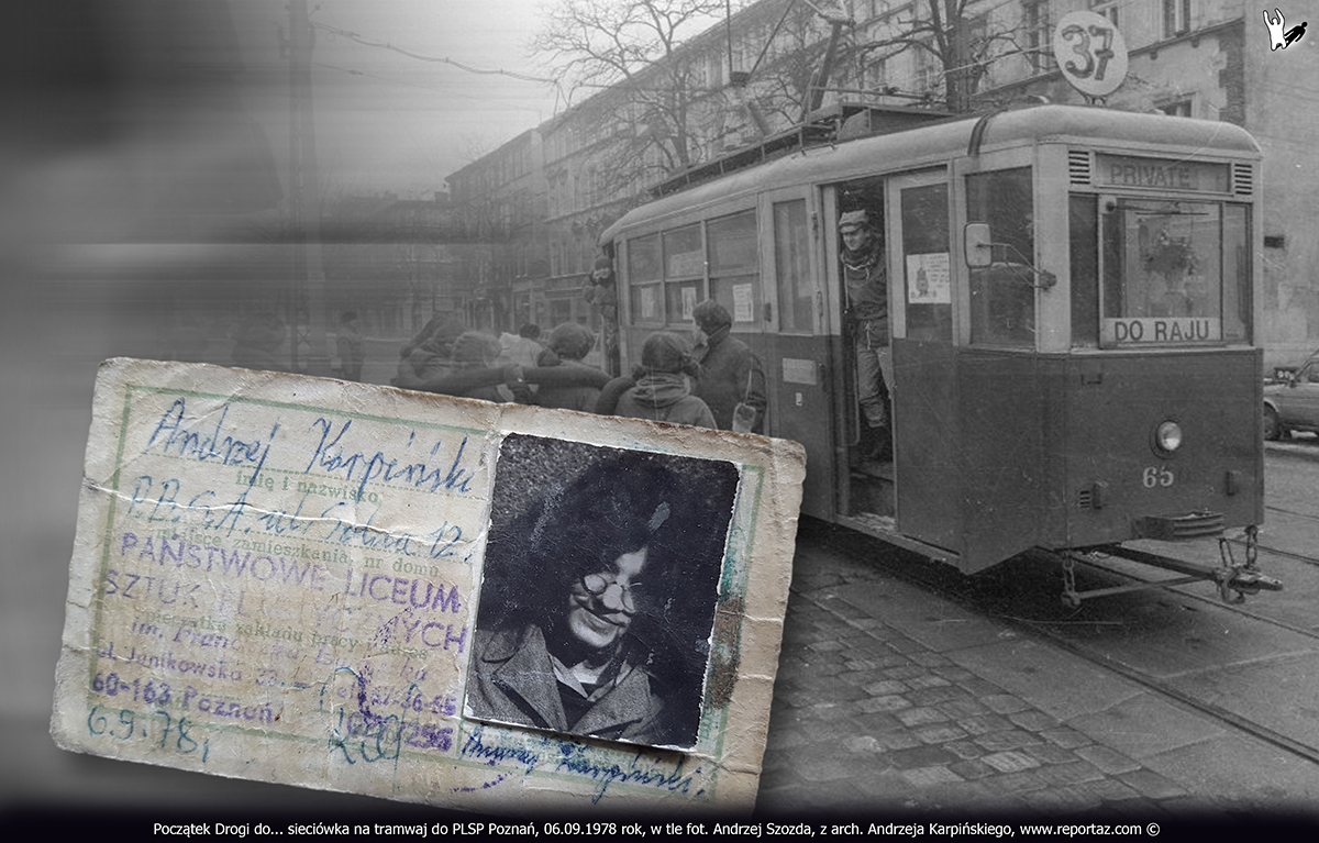 Andrzej Karpiński Reportaż Państwowe Liceum Sztuk Plastyczych Poznań 1978