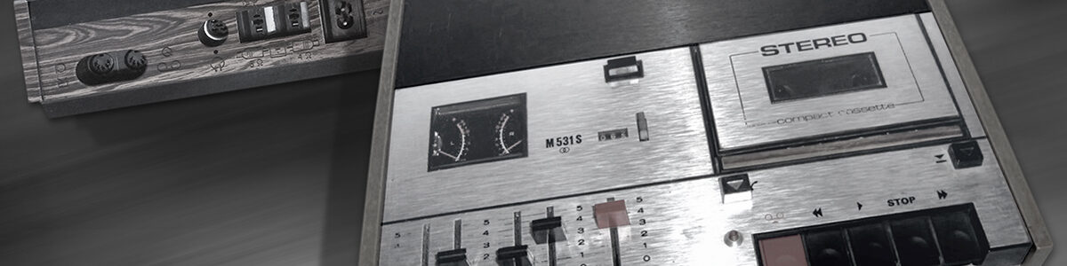 REPORTAŻ - magnetofon kasetowy Unitra M531S używany do nagrań prób i koncertów od 20.06.1982 r.