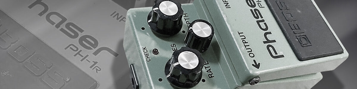 zespół REPORTAŻ - Phaser Boss PH-1R, używany przez Piotra Łakomego od 05.10.1983 r.