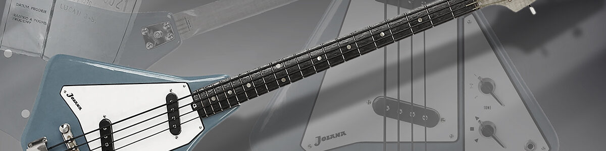 REPORTAŻ - gitara basowa Jolana Basso IX ze strunami Fender, używana od 19.07.1984 r.