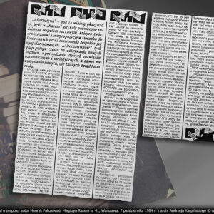 1984 PAŹDZIERNIK PRASA