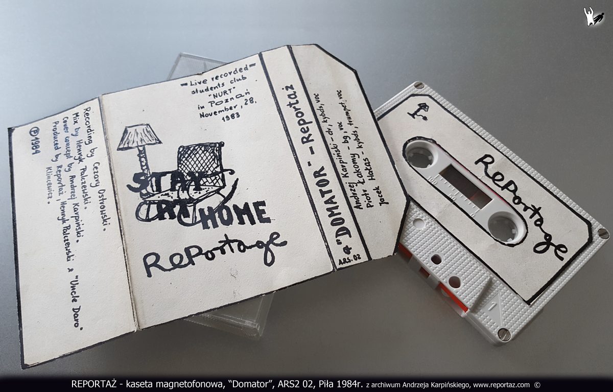 REPORTAZ - kaseta magnetofonowa, Domator, ARS2 02, Pila 1984