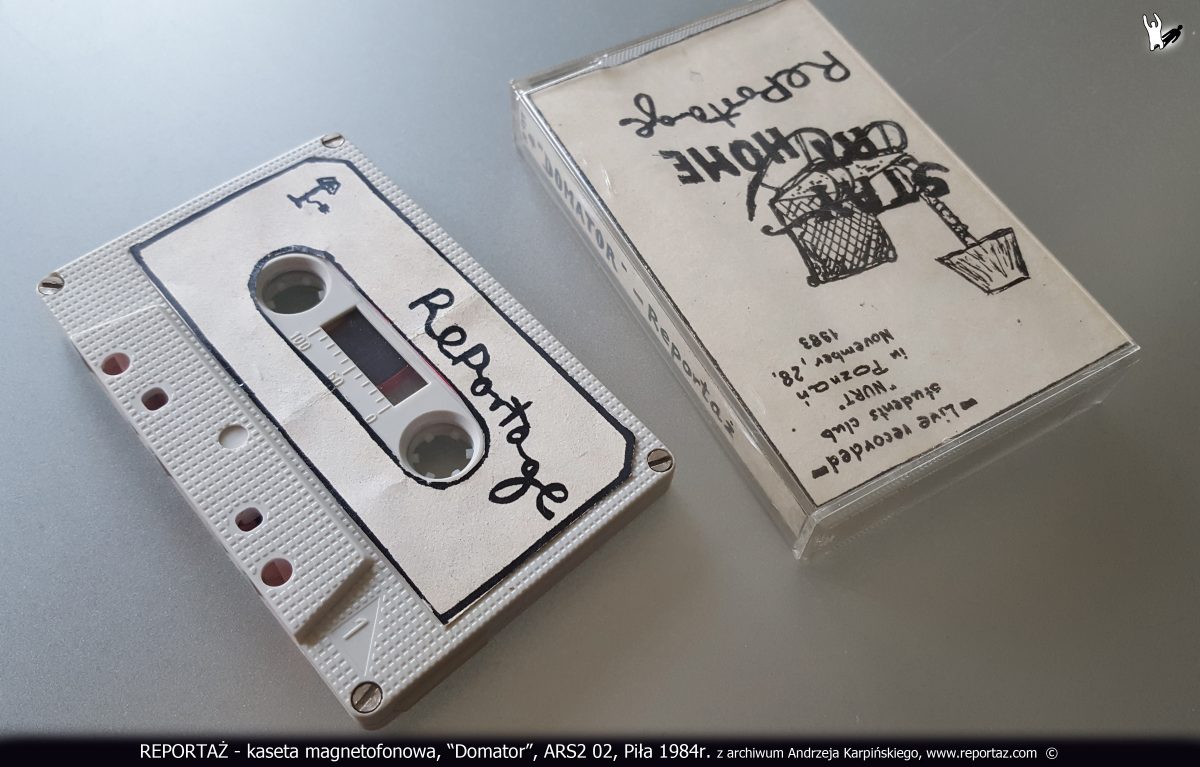 REPORTAZ - kaseta magnetofonowa, Domator, ARS2 02, Pila 1984