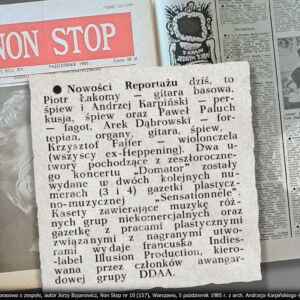 1985 PAŹDZIERNIK PRASA