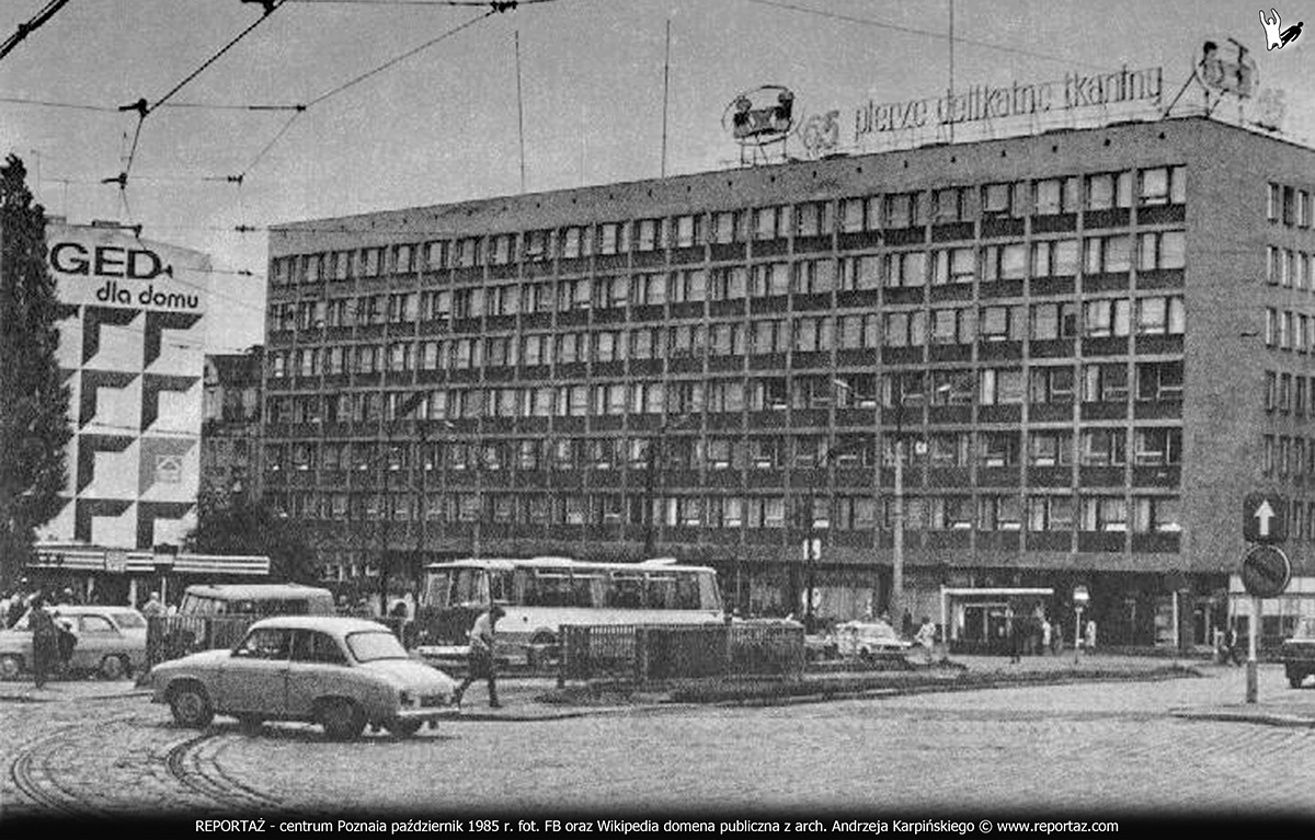 REPORTAŻ - centrum Poznania październik 1985 r.