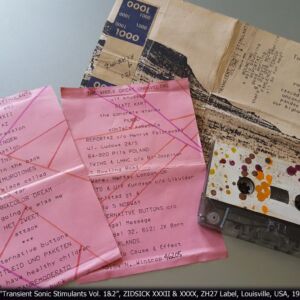 1985.12.14 CC REPORTAŻ TRANSIENT SONIC STIMULANTS Volume 1&2 C-30 ZH27 Label Louisville USA