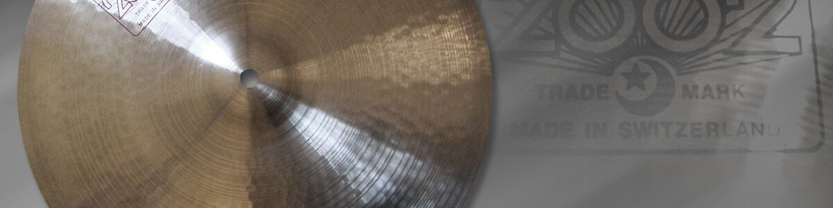 zespół REPORTAŻ - talerz crash 18” Paiste formuła 2002 zakupiony w Musichaus Singen w Niemczech 13.07.1986 r.