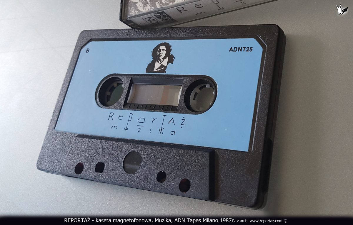 Reportaż kaseta Muzika, ADN Tapes Milano 1987