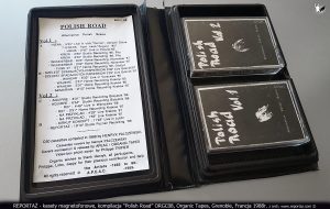Reportaż kasety magnetofonowe, kompilacja Polish Road ORGC08, Organic Tapes, Grenoble, Francja 1988