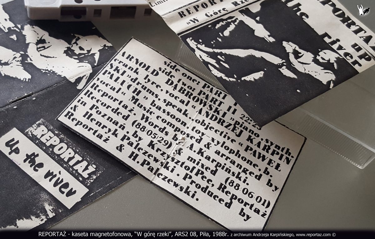 Reportaż kaseta magnetofonowa, W górę rzeki, ARS2 08, Piła, 1988