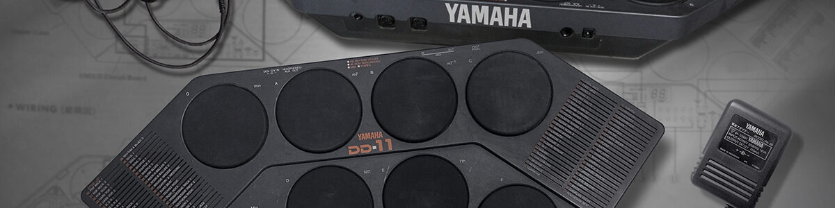 zespół REPORTAŻ - sekwencer perkusyjny z padami i midi Yamaha DD-11