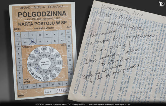 2001 SIERPIEŃ TEKSTY OBRAZY GRAFIKA