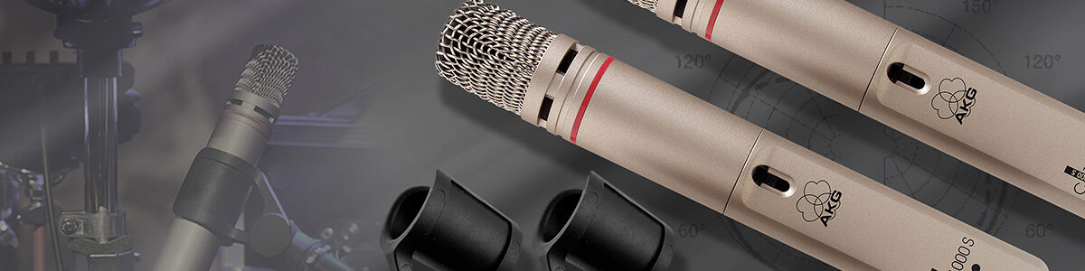 zespół Reportaż, Andrzej Karpiński mikrofon pojemnościowy AKG C1000S do deklamacji, śpiewu i nagłośnienia perkusji