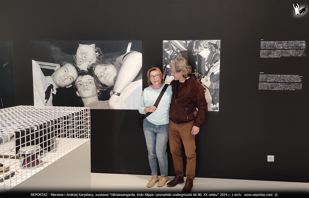 zespół Reportaż, Marzena i Andrzej Karpińscy, wystawa Ultraawangarda Muzeum Narodowe Poznań 2024