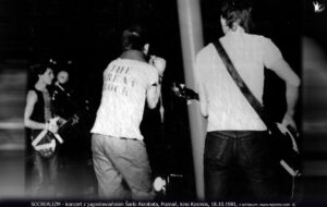 SOCREALIZM - koncert z jugosłowiańskim Šarlo Akrobata, Poznań, kino Kosmos, 18.10.1981