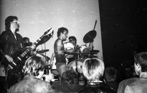 punk band Sten, kino Kosmos, Poznań 05.06.1981