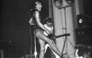punk band Sten, kino Kosmos, Poznań 05.06.1981