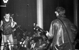 punk band Sten, kino Kosmos, Poznań 05.06.1981