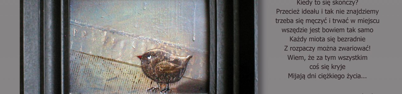 Andrzej Karpiński - “Tak się złożyło”, olej, karton 17x12cm, 1990