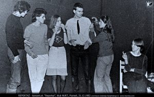 koncert Reportaż, klub Nurt, Poznań 1982