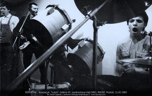 koncert Reportaż, klub DNO, ASP Poznań 1983