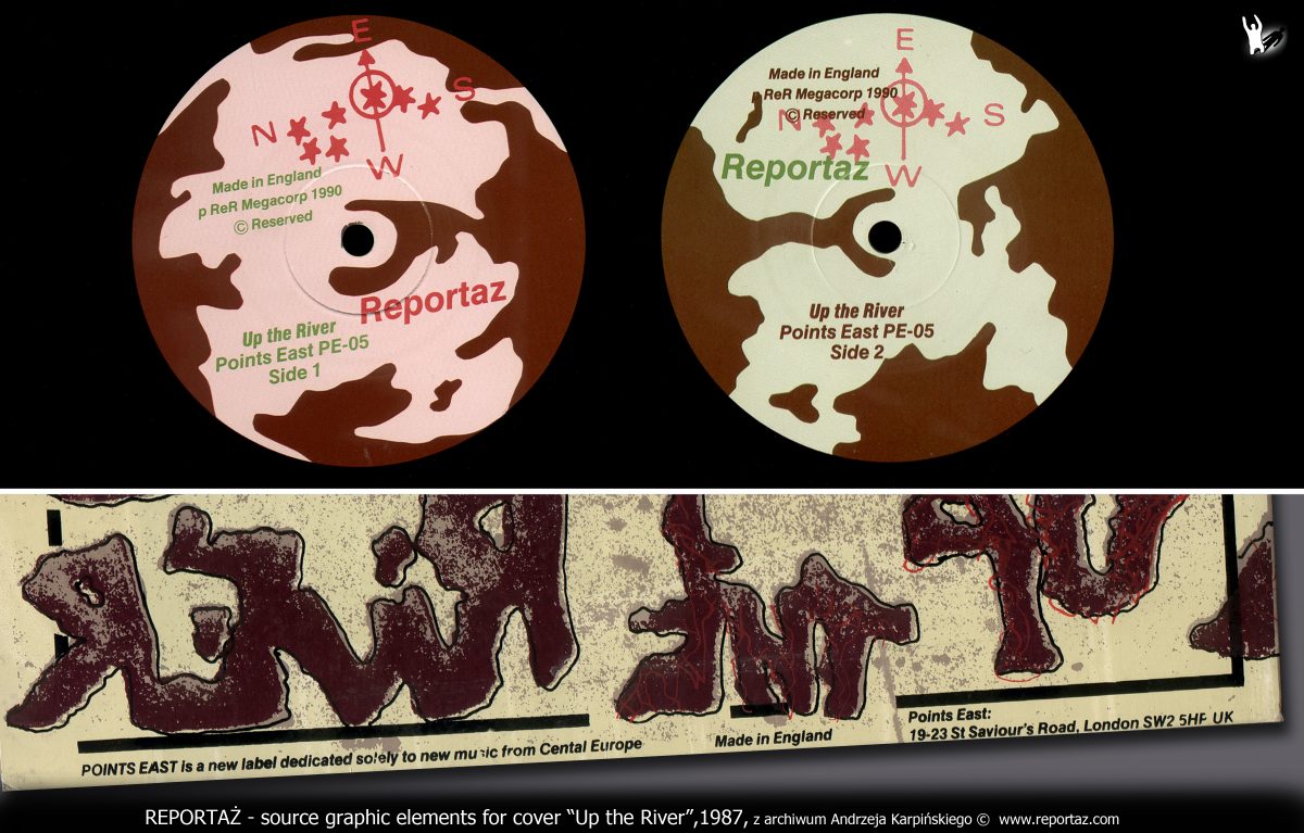 Reportaż, W górę rzeki, płyta LP Up the River Points East ReR Megacorp 1988