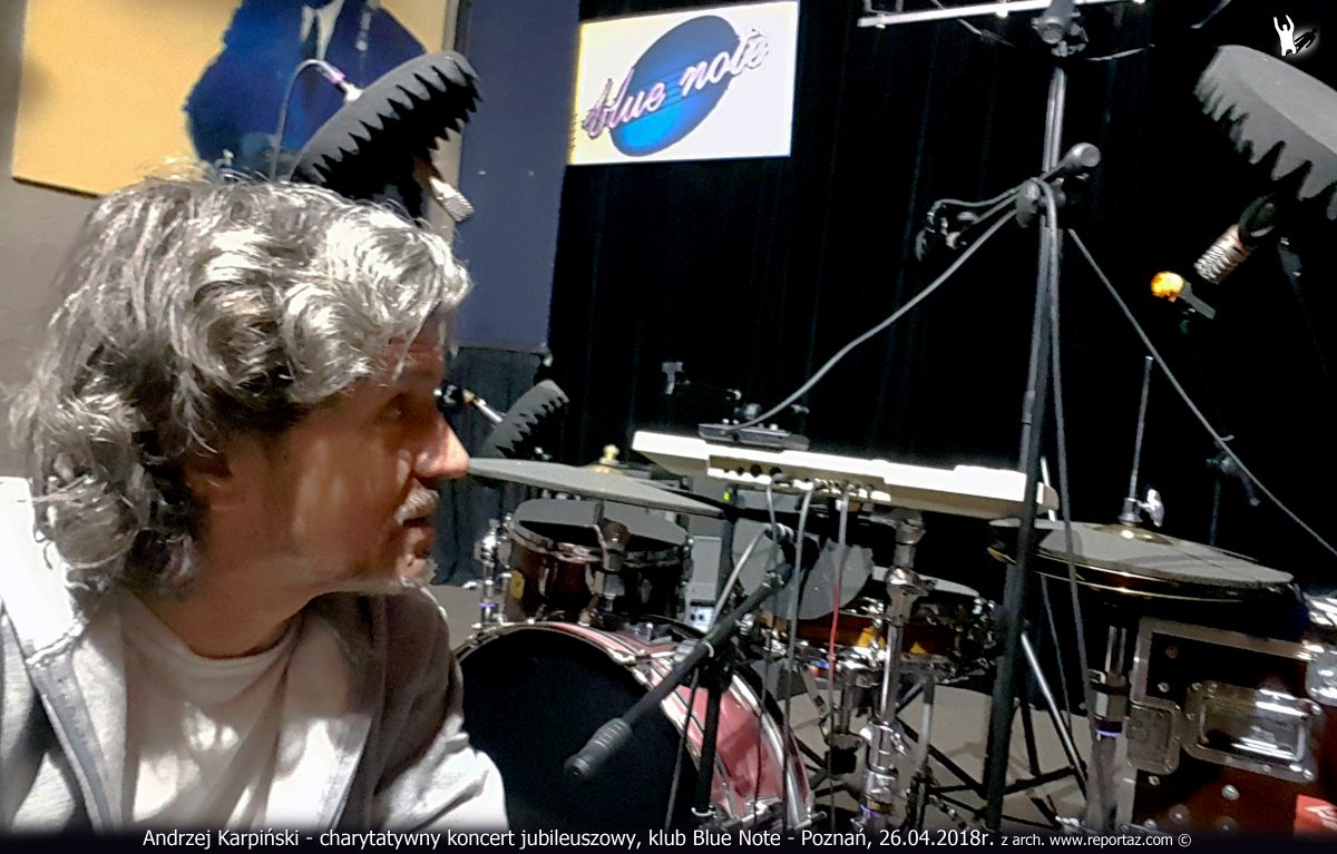 Reportaż - Andrzej Karpiński, klub Blue Note, Poznań 2018