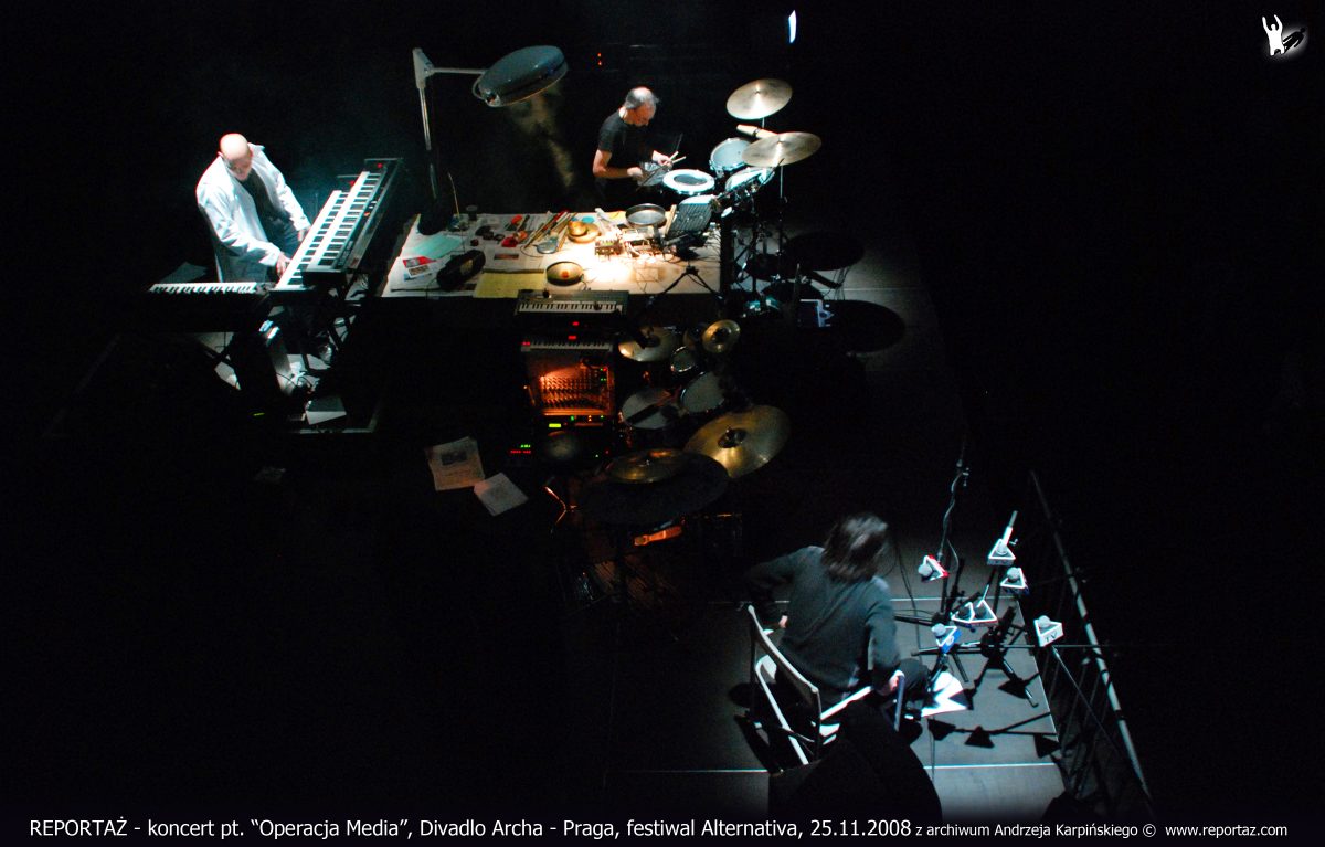 Reportaz & Chris Cutler, Divadlo Archa, The Media Operation, Praga 2008