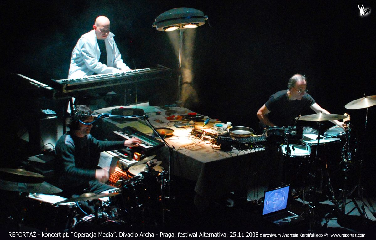Reportaz & Chris Cutler, Divadlo Archa, The Media Operation, Praga 2008