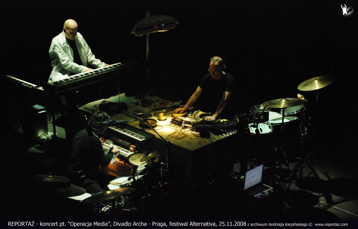 Reportaz & Chris Cutler, Divadlo Archa, The Media Operation, Praga 2008
