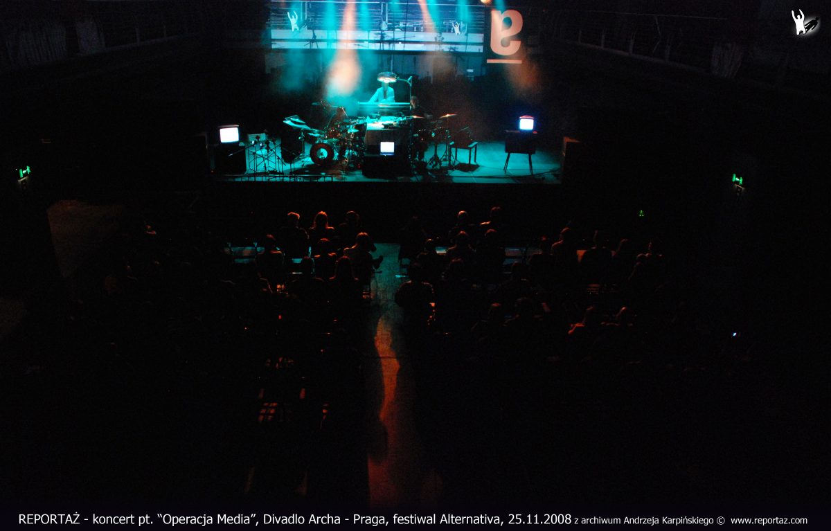 Reportaz & Chris Cutler, Divadlo Archa, The Media Operation, Praga 2008