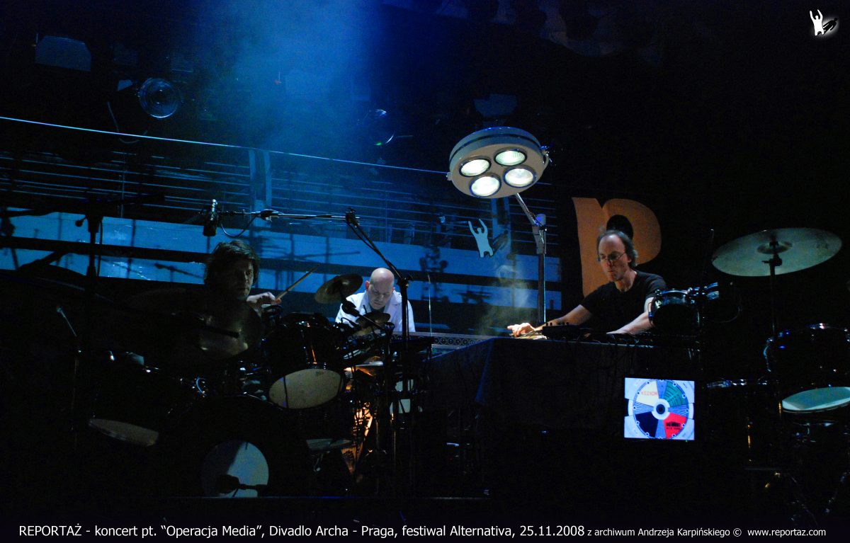Reportaz & Chris Cutler, Divadlo Archa, The Media Operation, Praga 2008
