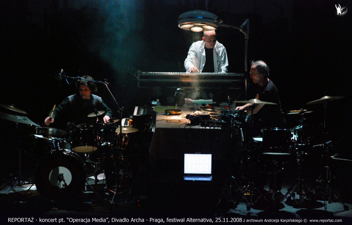 Reportaz & Chris Cutler, Divadlo Archa, The Media Operation, Praga 2008