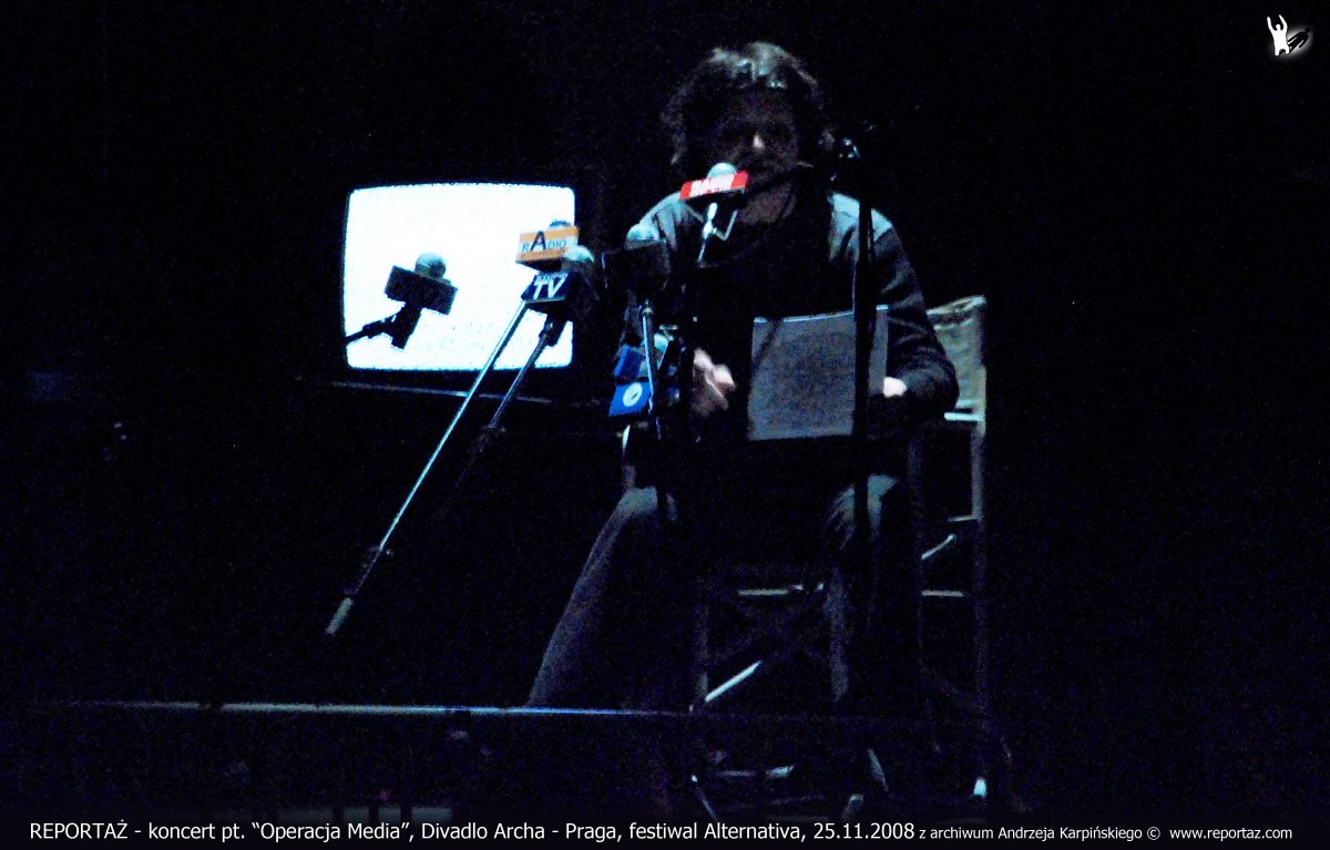 Reportaz & Chris Cutler, Divadlo Archa, The Media Operation, Praga 2008