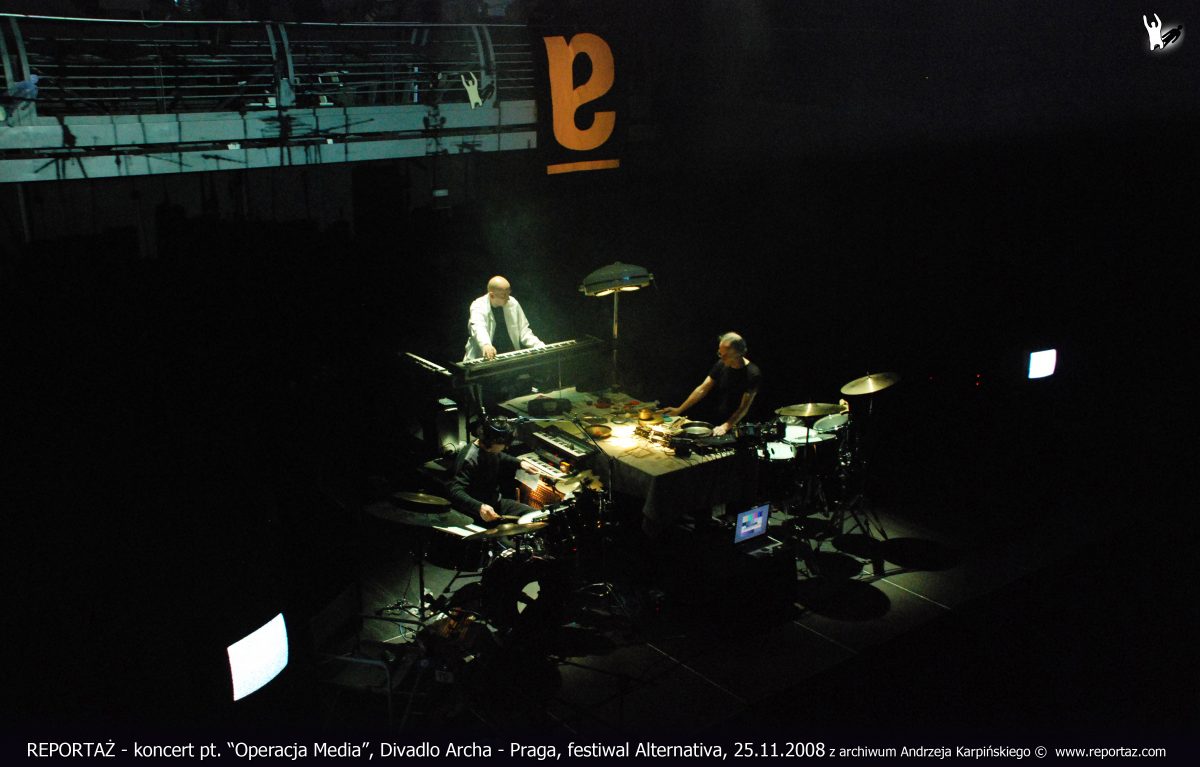Reportaz & Chris Cutler, Divadlo Archa, The Media Operation, Praga 2008