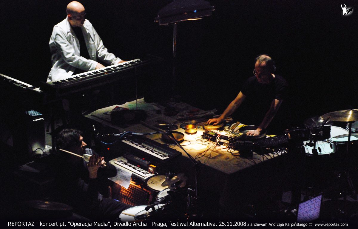 Reportaz & Chris Cutler, Divadlo Archa, The Media Operation, Praga 2008