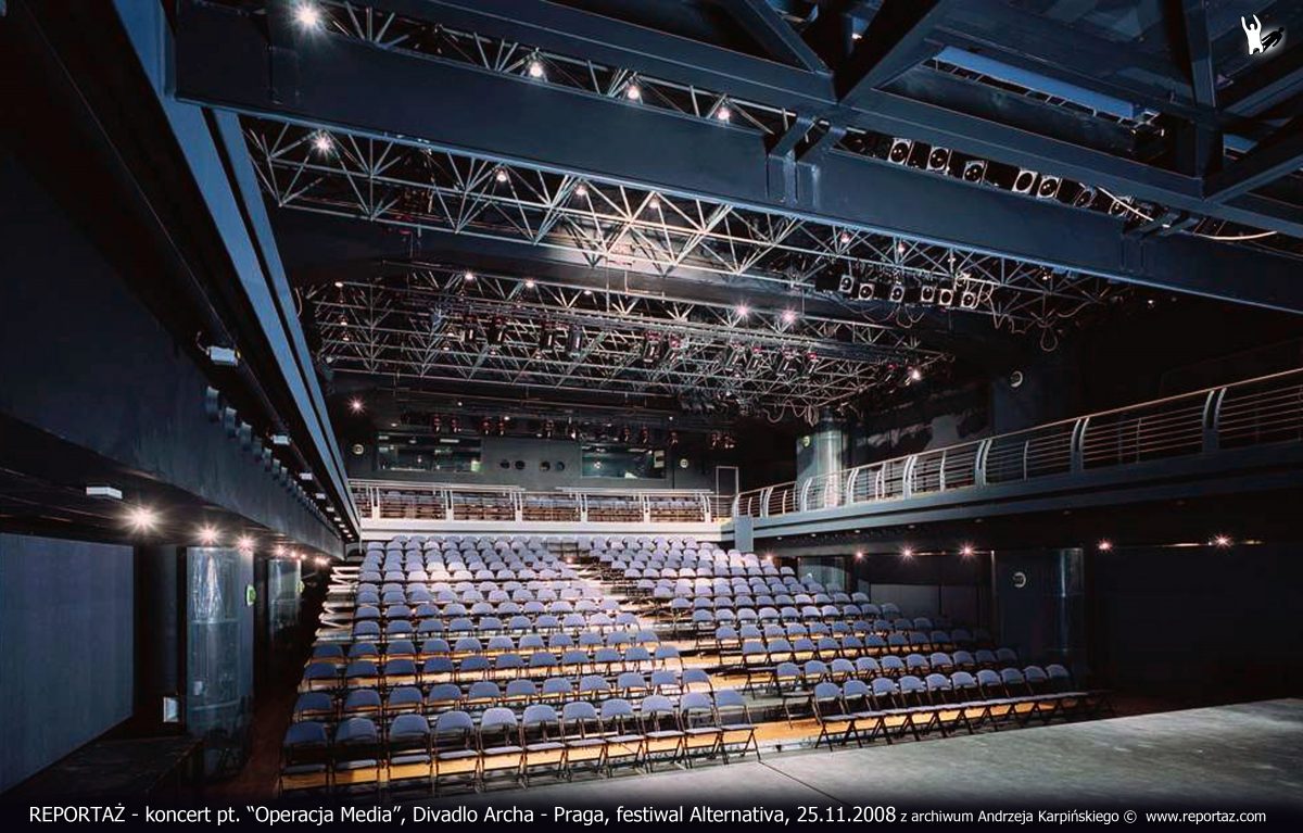 Reportaz & Chris Cutler, Divadlo Archa, The Media Operation, Praga 2008
