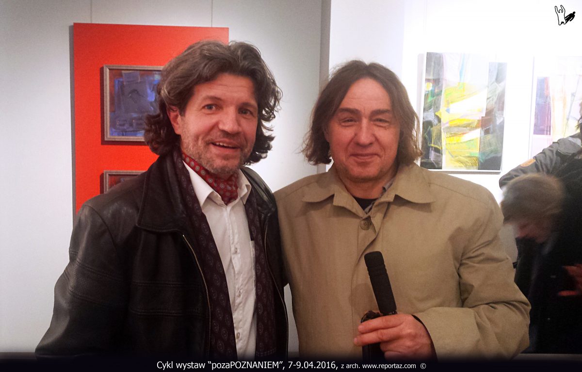 wernisaż Pozapoznaniem, Andrzej Karpiński, Andrzej Leśnik Poznań 2016